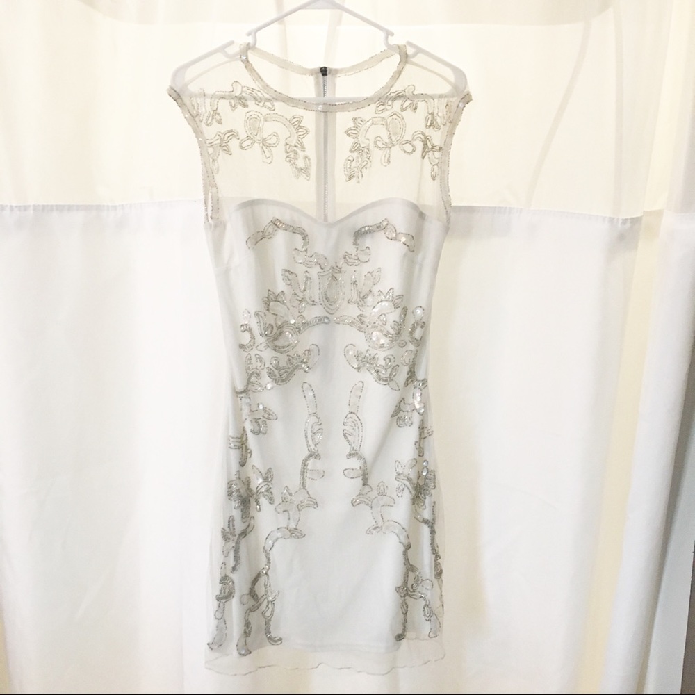 Beaded lace dress